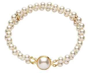 Double Strand Majorca Pearl Bracelet 