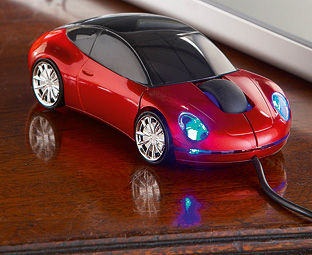 Wired Sports Car Computer Mouse