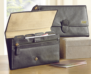 Leather Travel Organiser