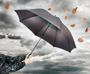 Fulton Cyclone Wind-Proof Umbrella