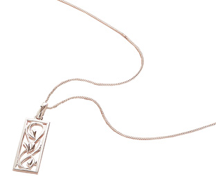 Rennie Mackintosh Leaf Pendant 