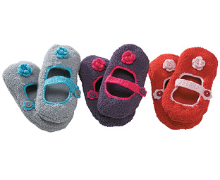 Crochet Knit Slipper Socks (3 pairs) 