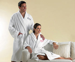 Luxury Monogrammed Bathrobe 
