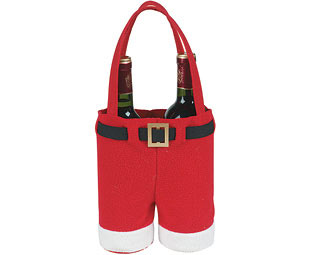 Santa's Trousers Bottle Bag 
