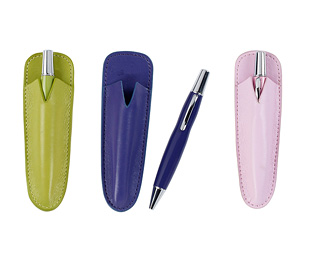 Pen in Leather Holder 