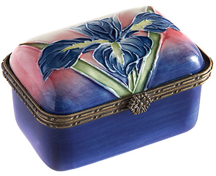 Monogrammed Old Tupton Trinket Boxes 