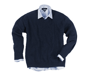 V-neck Lambswool Jumper 