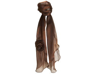 Rose Organza Stole 