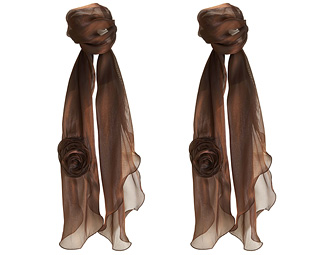 Rose Organza Stoles (2 - SAVE 5) 