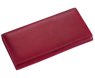 Ladies' Leather Clutch Wallet 