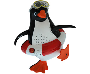 Penguin Bathroom Radio 