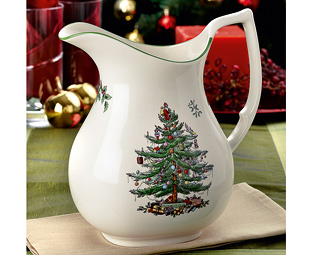 Spode Porcelain Christmas Tree Jug 