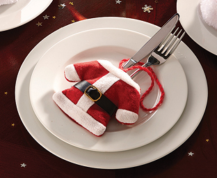 Santa Cutlery Holders (6) 