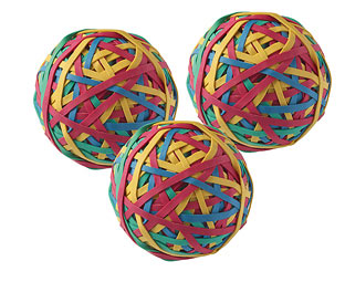 Rubber Band Balls (3) 