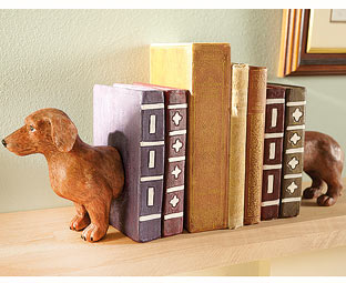 Sausage Dog Bookends 