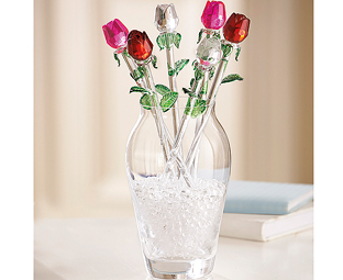 Glass Roses (6) 