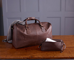 PRIMEHIDE Luxury Leather Holdall Bag 