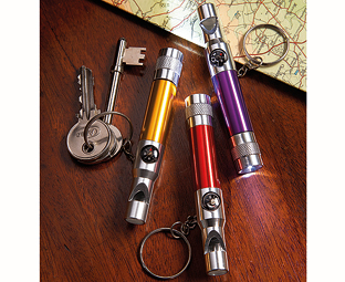 3-in-1 Torch, Compass and Whistle 