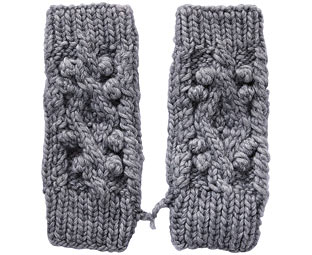 Cable-knit Wristlets 