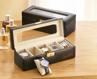 Leather Watch Box 