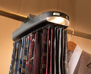 Revolving Motorised Tie Rack 