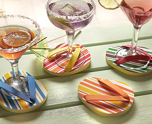 Flip-Flop Coasters 