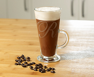 Personalised Latte Glass 