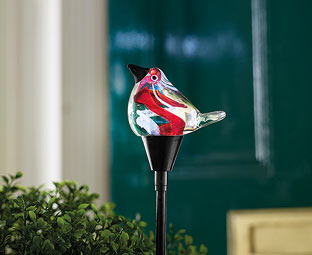 Art Glass Robins 