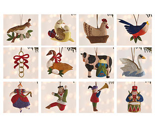 12 Days of Christmas Decorations 