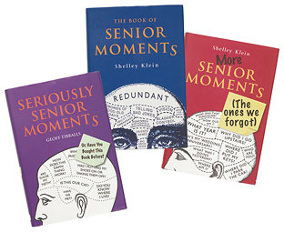 Senior and Seriously Senior Moments Books - Buy 2 and get a third FREE! 