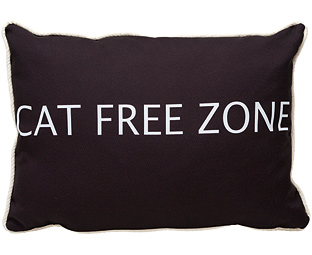 No Pets Cushion, Cat 