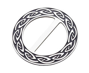 Celtic Enamel Scarf Slide 