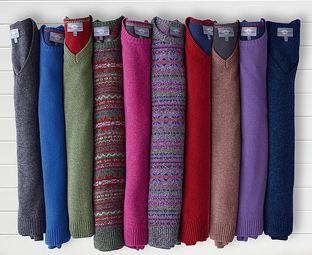 V-neck Lambswool Jumper 