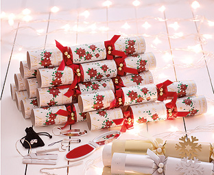 Luxury Poinsettia Crackers 