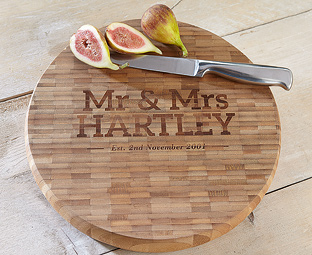Personalised Round Chopping Board 