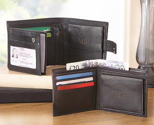 Personalised Organiser Tri-fold Wallet 