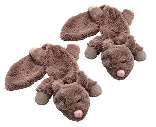Chipmunk Stuffing-free Dog Toys (2) 