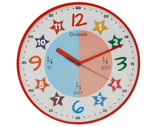 Time Teacher Wall Clock 