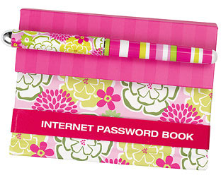Ladies Password Log Book 
