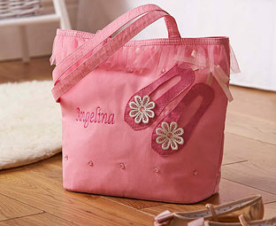 Pink Ballet Shoe Handbag 