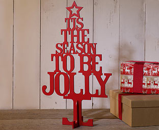 Merry Message Christmas Tree 