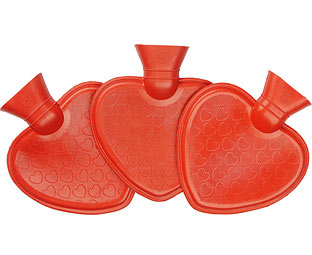 Heart Hot Water Bottles (3) 