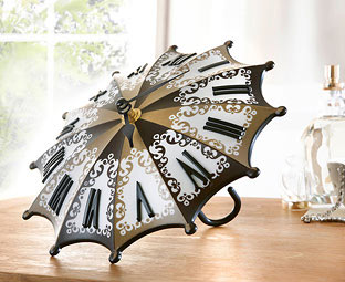 Umbrella Novelty Clock 