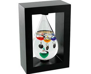 Framed Galileo Thermometer 