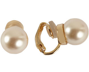 Avalon Pearl Clip-On Earrings 