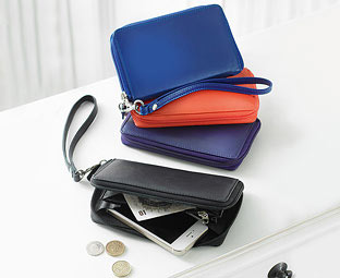 Leather RFID Smartphone Purse 