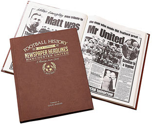 Personalised Football History Book, Standard 