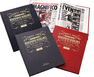Personalised Football History Book, Deluxe 