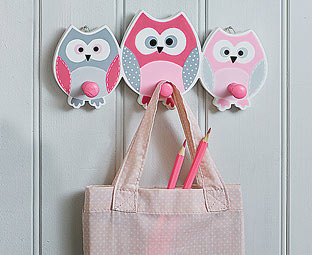 Owl Wall Hooks 