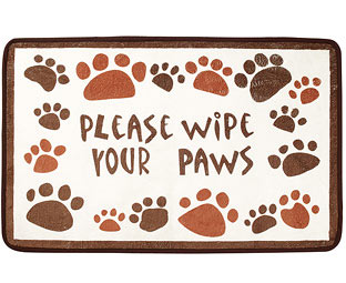 Please Wipe Your Paws Doormat 